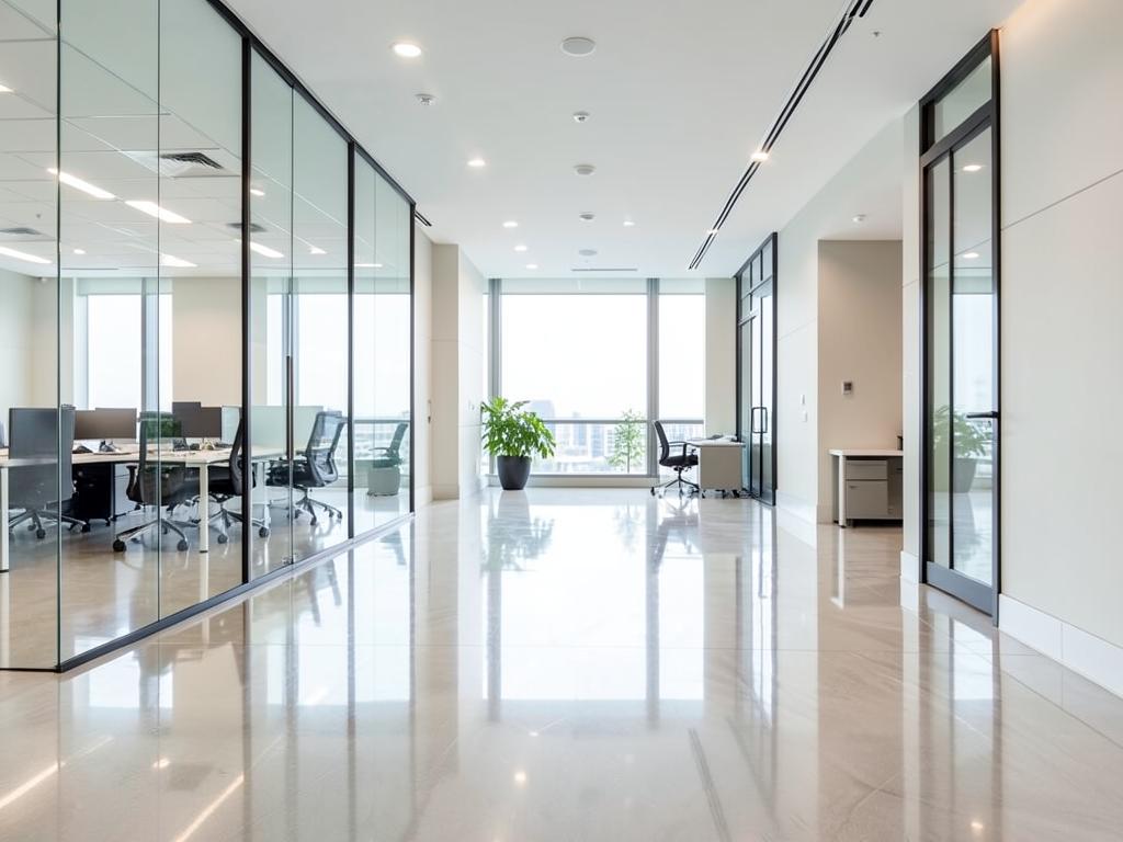 Clean, well-maintained commercial office interior in Central Florida